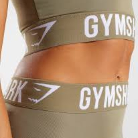 New Gymshark Fitness Fit Leggings Washed Khaki - Picture 4 of 8